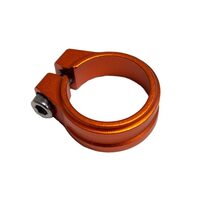Saddle post lock 31,8 mm aluminium (orange)