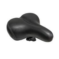 Saddle Velo, 240x200mm with springs (black)