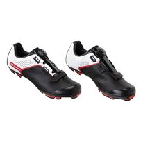 Shoes FORCE MTB CARBON DEVIL PRO 45 (black/white/red)
