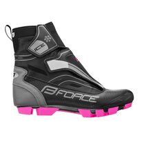 Shoes FORCE MTB ICE21 LADY, 39 (black/pink)