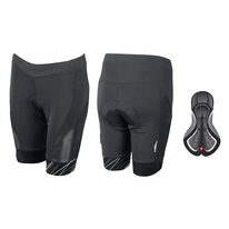 Shorts FORCE Shine to waist with pad (black) S