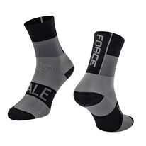 Socks FORCE Hale (black/grey) 42-47 (L-Xl)