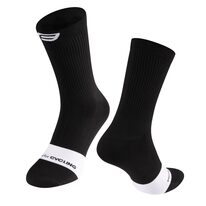 Socks FORCE Noble (black/white) 42-46 (L-Xl)