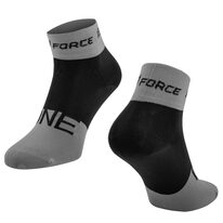Socks FORCE One (grey/black) L-XL 42-47