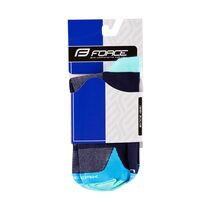 Socks FORCE STREAK (blue/turquoise) L-XL 42-46