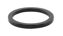 Vairo kolonėlės žiedas FORCE 1" 5mm (aliuminis, juodas)