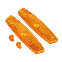 Spoke reflectors with screws short J92 2pcs (orange)