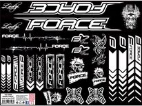 Stickers FORCE Free 37x27cm