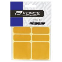 Stickers FORCE Reflekton (6 pcs, yellow)