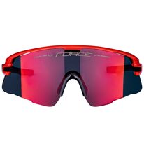 Sunglasses FORCE Ambient, red lenses (black)