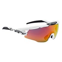 Sunglasses FORCE Everest, red lenses (white/black)