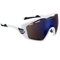 Sunglasses FORCE Ombro Plus blue lenses (white)