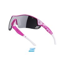 Sunglasses FORCE Race Pro black kenses (pink/white)
