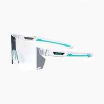 Sunglasses Magicshine WINDBREAKER, photochromic (white/turquoise)