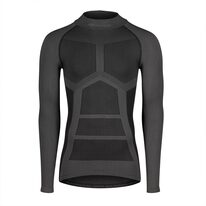 Thermal underwear jersey with long sleeves FORCE Grim (black) M-L