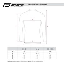 Thermal underwear jersey with long sleeves FORCE SNOWSTORM (black) M-L