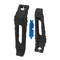 Tire levers FORCE with tool for valves (plastic/aluminium)
