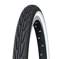 Tyre Michelin City'J 20x1 3/8 (37-451) (grey/white)