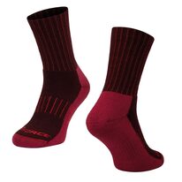Warm socks FORCE Artic (red) S-M 36-41