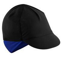 Winter Classic cycling cap FORCE Brisk with visor (black/blue) S-M