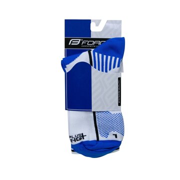 Socks FORCE Long Plus (blue/black/white) 36-41 S-M