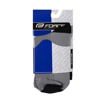 Socks FORCE Sport (black/grey) 36-41 S-M