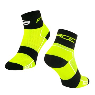 Socks FORCE Sport (fluorescent/black) 36-41 S-M