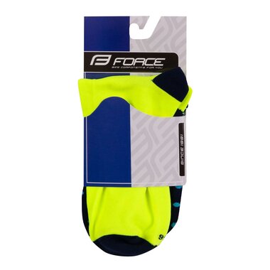 Socks FORCE SPOT (blue/fluorescent) L-XL/42-46