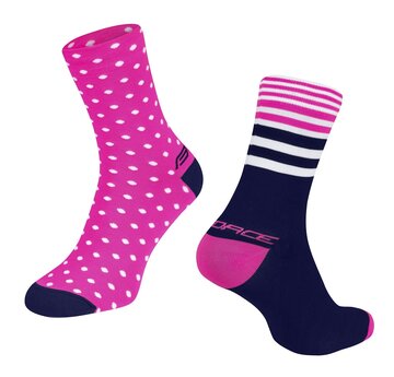 Socks FORCE SPOT (pink/blue) S-M/36-41
