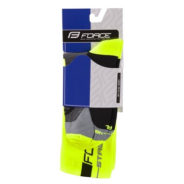 Socks FORCE STAGE (fluorescent/black) L-XL 42-46