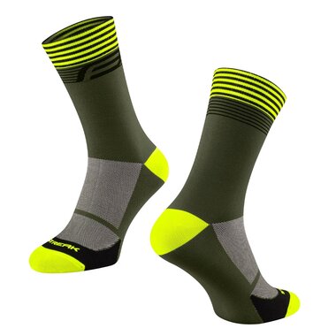 Socks FORCE STREAK (green/fluorescent) S-M 36-41