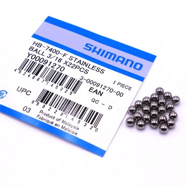 Steel ball Shimano HB-7400-9 3/16 22 pcs.