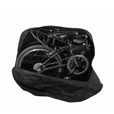 Sulankstomo dviračio krepšys FBE21 (juodas)