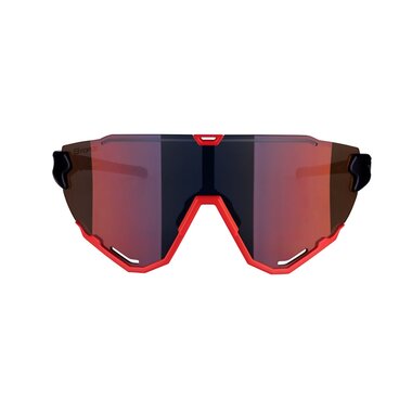 Sunglasses FORCE Creed, red lenses (black/red)