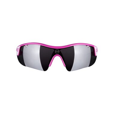 Sunglasses FORCE Race Pro black kenses (pink/white)