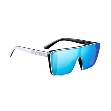 Sunglasses FORCE Scope, blue lens (black/white)
