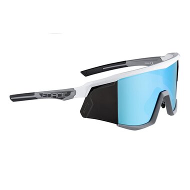 Sunglasses FORCE Sonic (white/grey/blue)