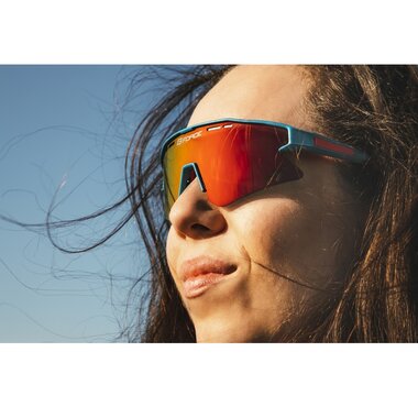 Sunglasses FORCE Specter red mirror lenses (blue/red)