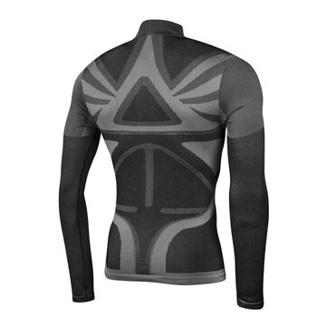 Thermal underwear jersey with long sleeves FORCE Snowstorm (black) S-M