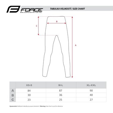 Underwear pants FORCE Frost (black) XS-S