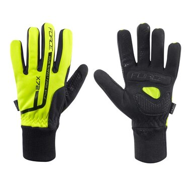 Winter gloves FORCE X72 (fluorescent) XXXL