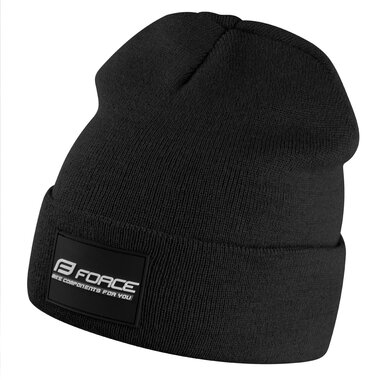 Winter hat FORCE Brand (black)