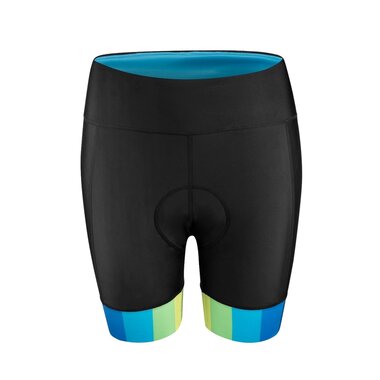 Women's shorts Force VICTORY LADY with padding (black/blue) M